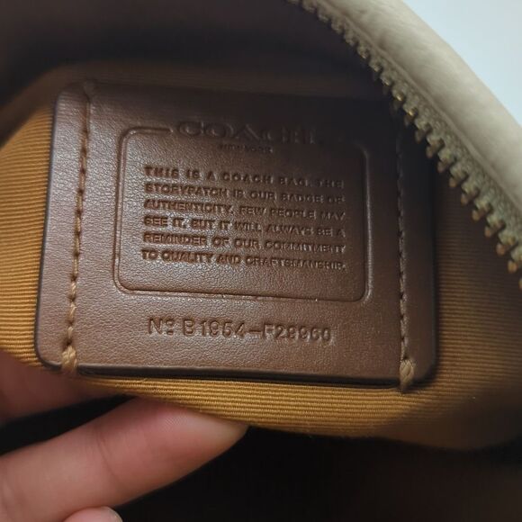 Coach Beige and Cream Crossbody Bag - Picture 8 of 9